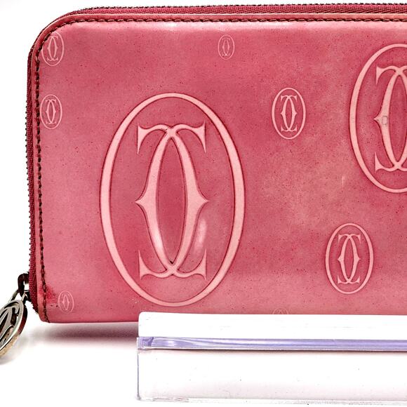 CARTIER- 'HAPPY BIRTHDAY' ZIPPED INTERNATIONAL WALLET - Picture 7 of 16